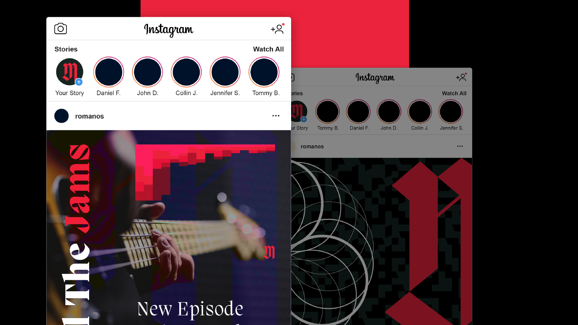 An image of a social media posst for instagram. Design made in adobe Illustrator